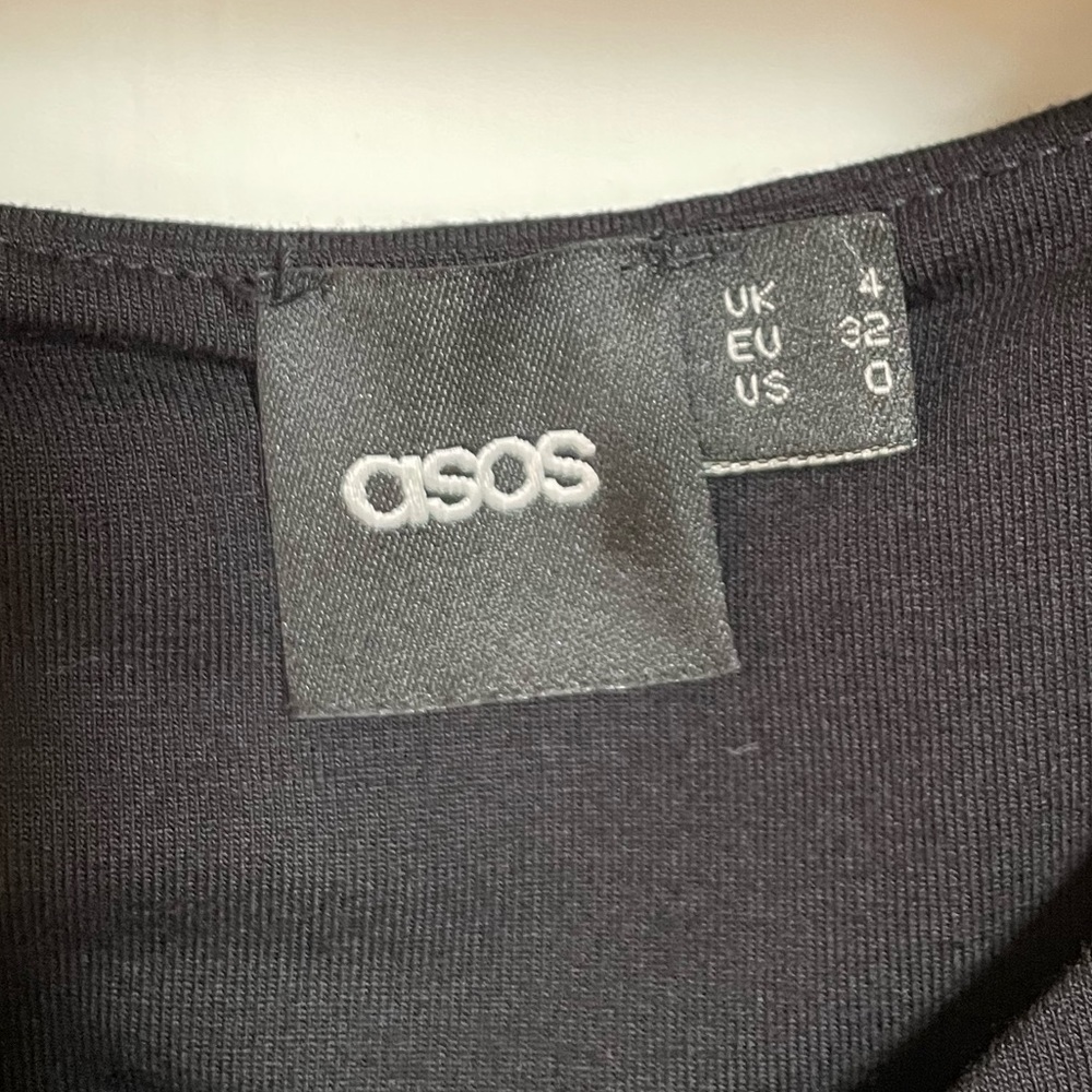 NWOT ASOS Side Ruched Bodycon Dress - Picture 3 of 4